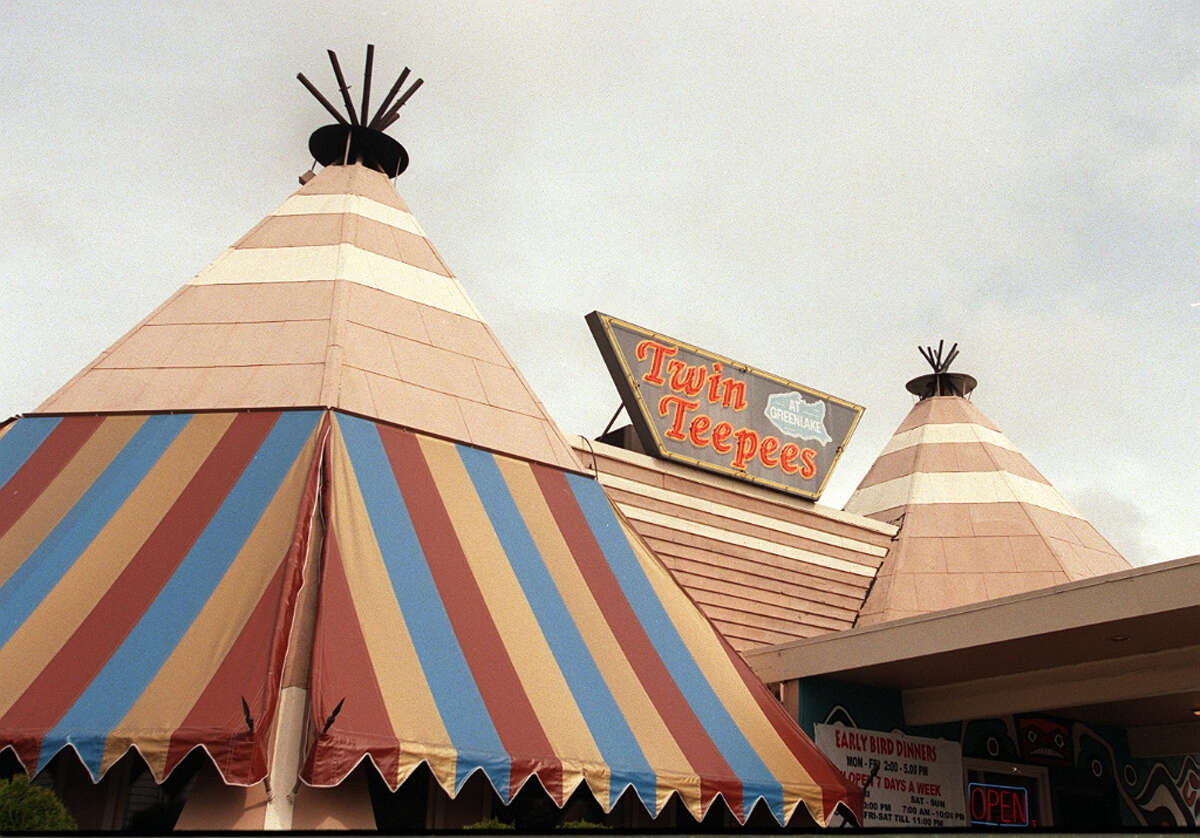Opened in 1937, the Twin Teepees, on Aurora Avenue North near Green Lake, was razed after a fire in 2000. It was part of a vanishing generation of roadside businesses and a one-time workplace of cook Harland Sanders, of Kentucky Fried Chicken fame. There's a legend that he perfected KFC's fried-chicken recipe at the Teepees, but it's never been proven.