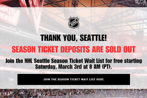 Seattle NHL bidders cut off season-ticket deposits at 33,000