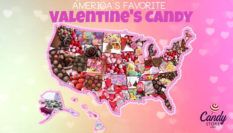 CandyStore.com Top Valentines Candy by State